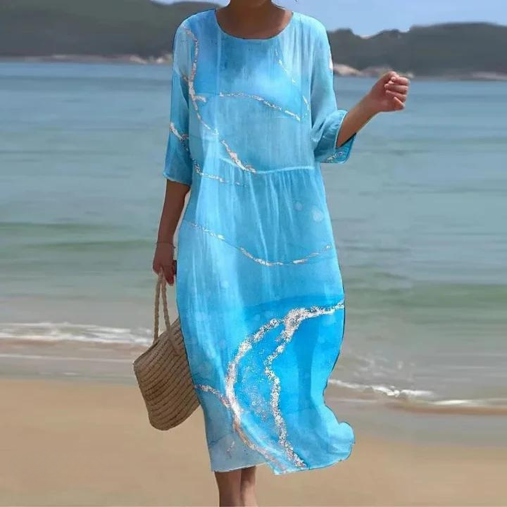Vilma | Elegantné šaty s prekrytím brucha