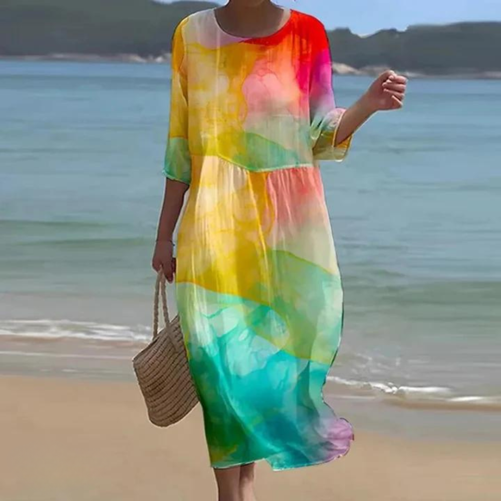 Vilma | Elegantné šaty s prekrytím brucha
