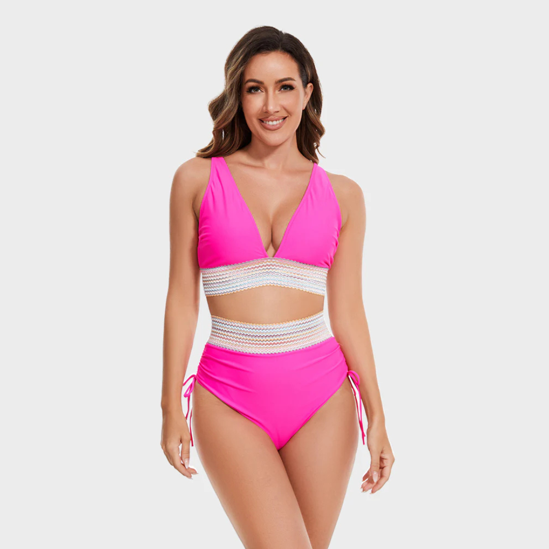 Noor - Vysoký Pás Bikini Set