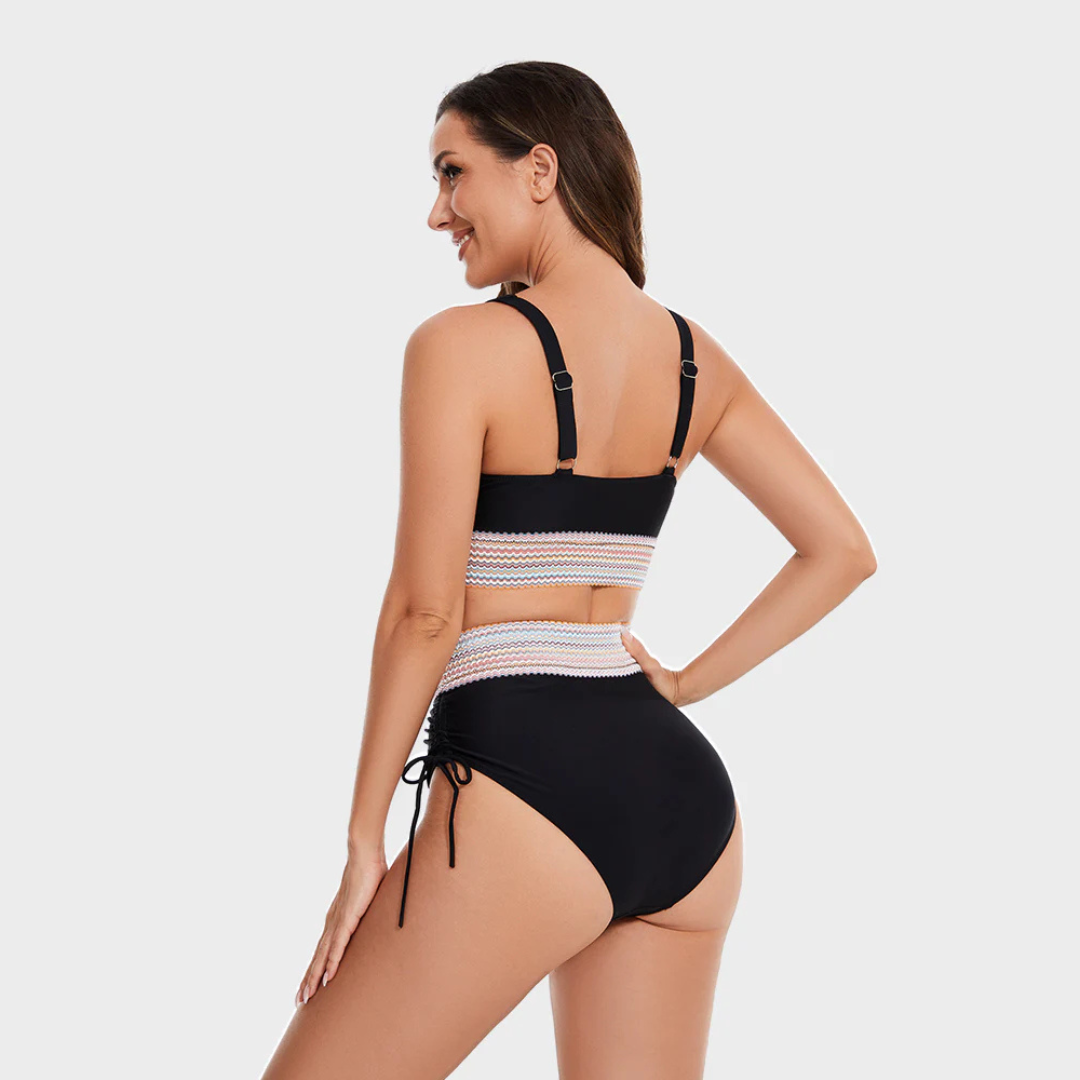 Noor - Vysoký Pás Bikini Set