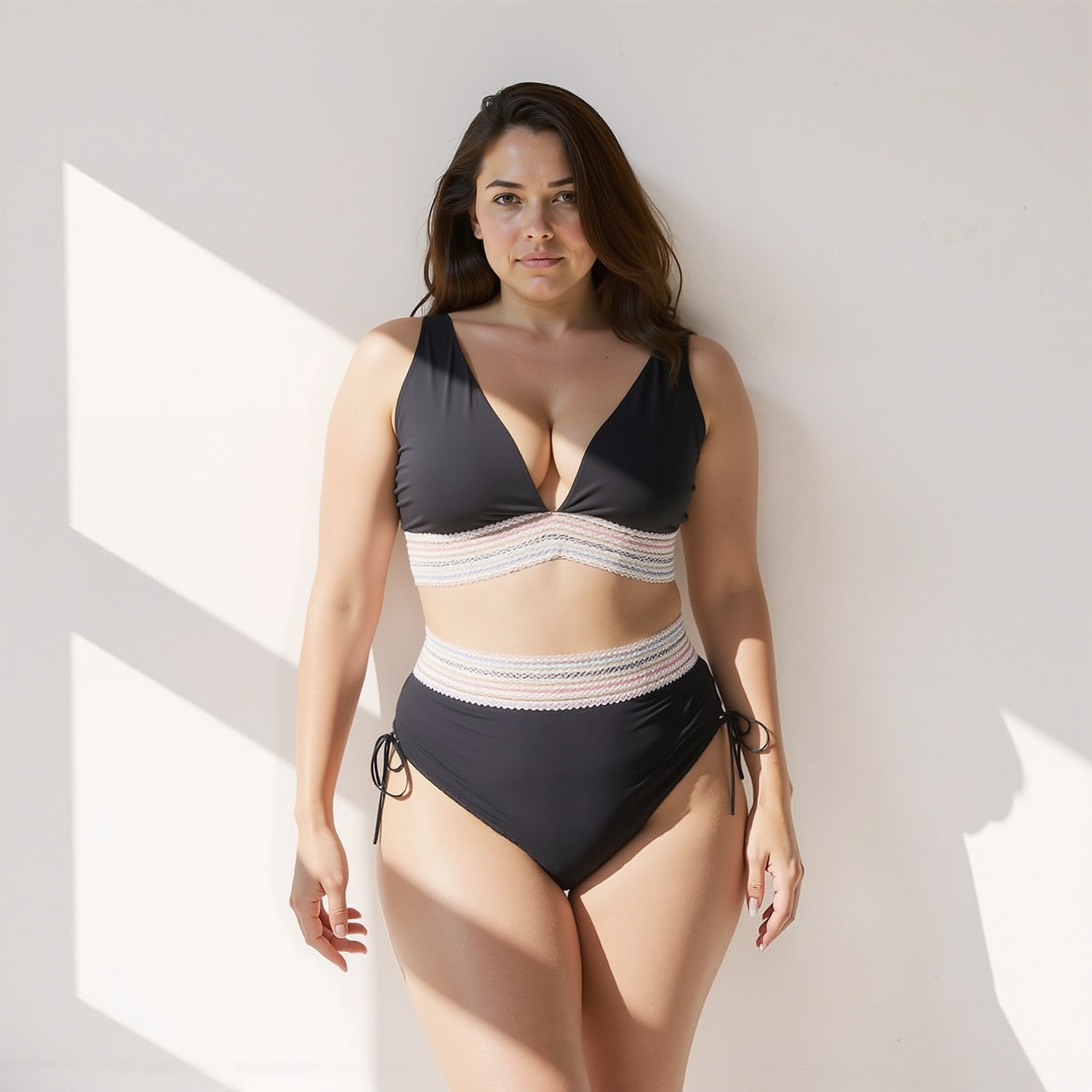 Noor - Vysoký Pás Bikini Set