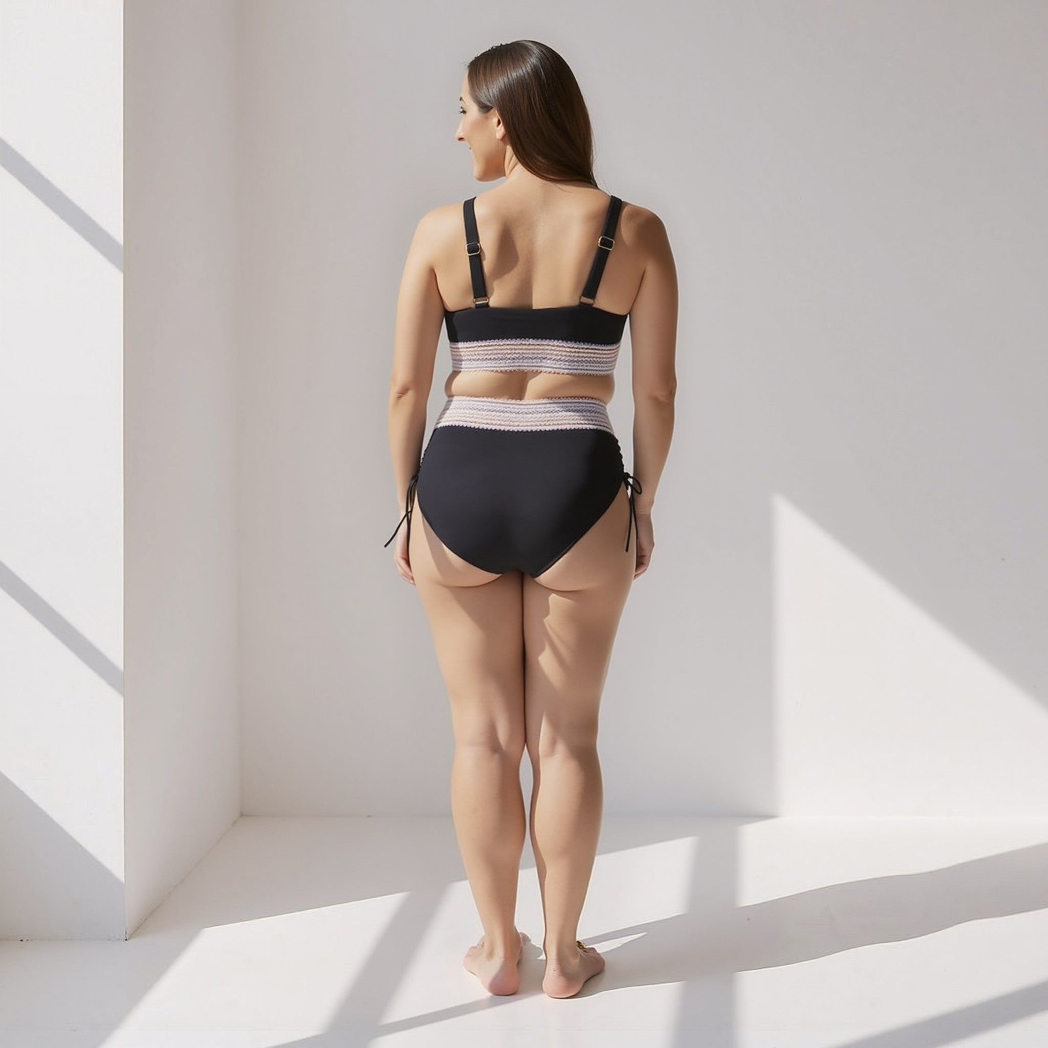 Noor - Vysoký Pás Bikini Set