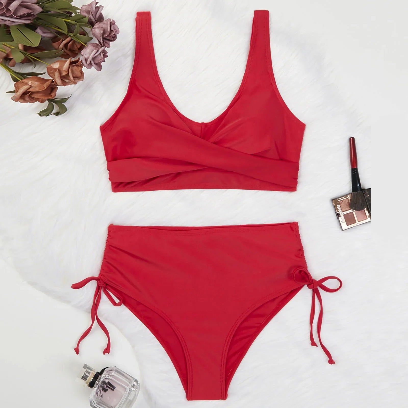 Isla – Prekrížené športové bikiny s vysokým pásom